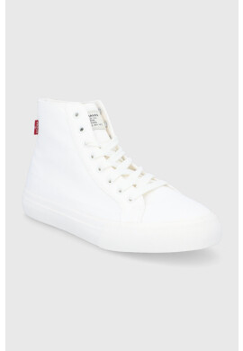Levi's Високи кецове мъжко в бяло - Pepit.bg
