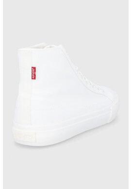 Levi's Високи кецове мъжко в бяло - Pepit.bg