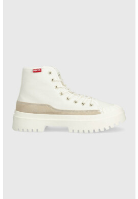 Levi's Високи кецове Patton S в бяло - Pepit.bg