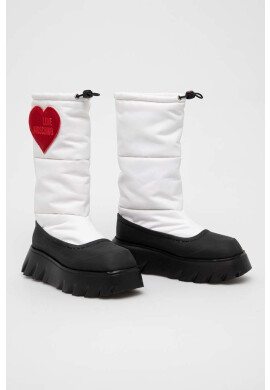 Love Moschino Апрески в бяло - Pepit.bg