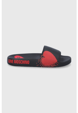 Love Moschino Чехли дамски в черно - Pepit.bg