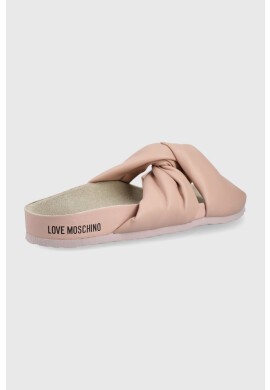 Love Moschino Чехли дамско в розово - Pepit.bg