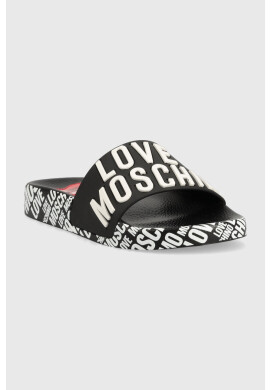 Love Moschino Чехли в черно JA28112G0GI17000 - Pepit.bg