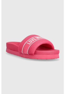Love Moschino Чехли в розово JA28534G0GIP0604 - Pepit.bg