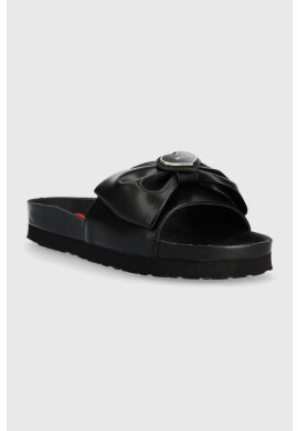 Love Moschino Чехли в черно JA28524G0GIE0000 - Pepit.bg