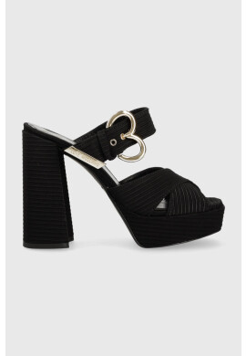 Love Moschino Чехли Sabotd Quadra 120 в черно JA2809CG1G - Pepit.bg
