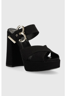 Love Moschino Чехли Sabotd Quadra 120 в черно JA2809CG1G - Pepit.bg