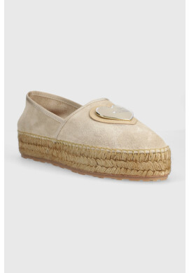 Love Moschino Еспадрили в бежово с платформа JA10443G0GIG0104 - Pepit.bg