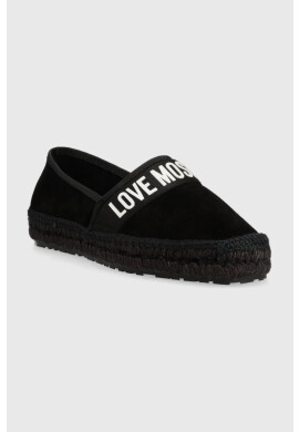Love Moschino Еспадрили в черно JA10482G0GIG0000 - Pepit.bg