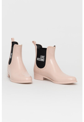 Love Moschino Гумени ботуши дамски в черно - Pepit.bg