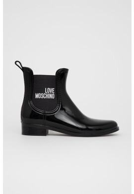 Love Moschino Гумени ботуши дамски в бяло - Pepit.bg