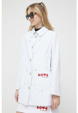 Love Moschino Яке в бяло с преходна изолация - Pepit.bg