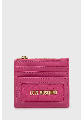 Love Moschino Калъф за карти в розово - Pepit.bg