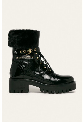Love Moschino Кожени боти - Pepit.bg