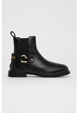 Love Moschino Кожени боти челси - Pepit.bg