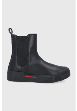 Love Moschino Кожени боти челси - Pepit.bg