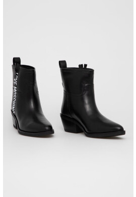 Love Moschino Кожени каубойски ботуши - Pepit.bg
