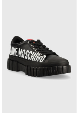 Love Moschino Кожени кецове - Pepit.bg