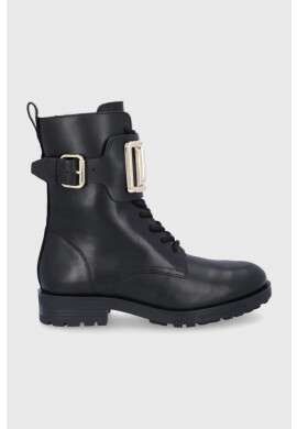 Love Moschino Кожени кубинки - Pepit.bg