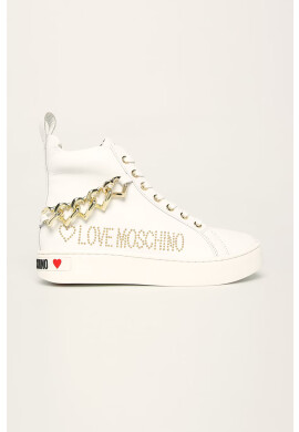 Love Moschino Кожени маратонки - Pepit.bg