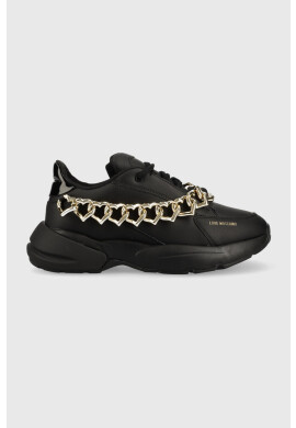 Love Moschino Кожени маратонки - Pepit.bg