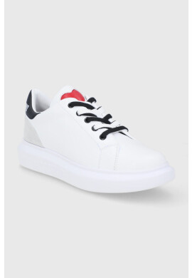 Love Moschino Кожени обувки в бяло - Pepit.bg