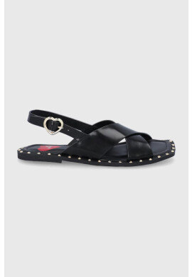 Love Moschino Кожени сандали - Pepit.bg