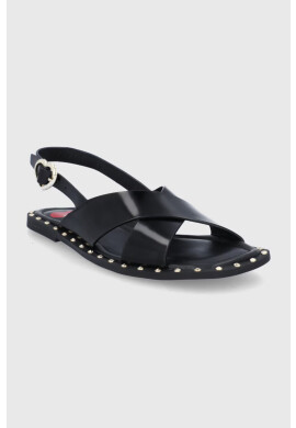 Love Moschino Кожени сандали - Pepit.bg