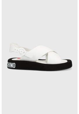 Love Moschino Кожени сандали - Pepit.bg