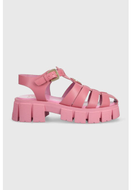 Love Moschino Кожени сандали - Pepit.bg