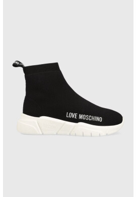 Love Moschino Маратонки в черно JA15343G1HIZ4000 - Pepit.bg