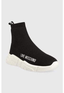 Love Moschino Маратонки в черно JA15343G1HIZ4000 - Pepit.bg