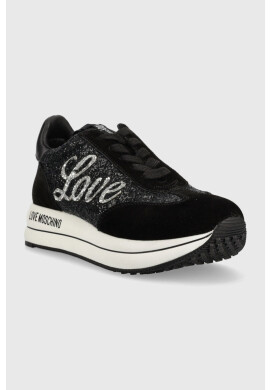 Love Moschino Маратонки в черно - Pepit.bg