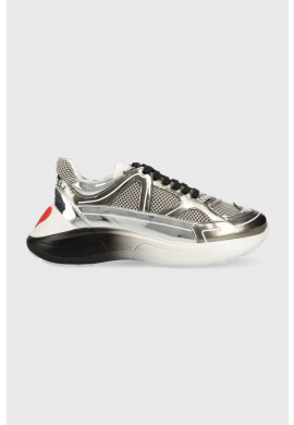 Love Moschino Маратонки Sneakerd Running 60 в сребристо - Pepit.bg