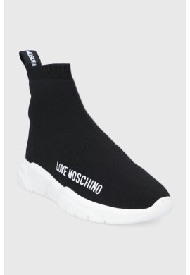 Love Moschino Обувки в черно с равна подметка - Pepit.bg