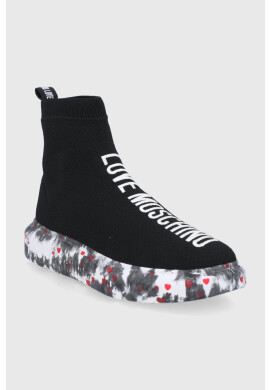 Love Moschino Обувки в черно с платформа - Pepit.bg
