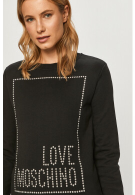 Love Moschino Памучен суичър - Pepit.bg