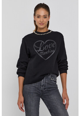 Love Moschino Памучен суичър - Pepit.bg