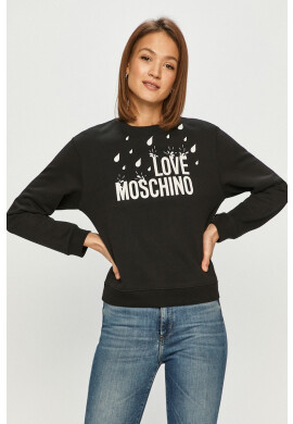 Love Moschino Памучен суичър - Pepit.bg