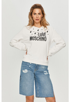 Love Moschino Памучен суичър - Pepit.bg