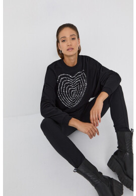 Love Moschino Памучен суичър - Pepit.bg