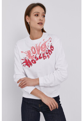 Love Moschino Памучна блуза - Pepit.bg