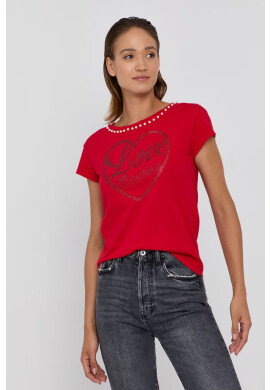 Love Moschino Памучна тениска - Pepit.bg