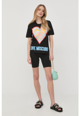 Love Moschino Памучна тениска - Pepit.bg