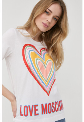 Love Moschino Памучна тениска - Pepit.bg
