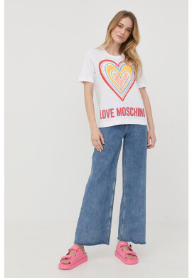 Love Moschino Памучна тениска - Pepit.bg