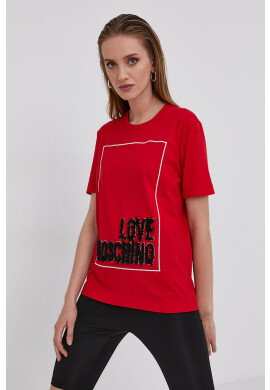 Love Moschino Памучна тениска - Pepit.bg