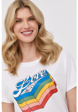 Love Moschino Памучна тениска - Pepit.bg