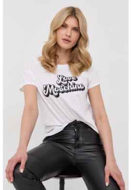 Love Moschino Памучна тениска - Pepit.bg