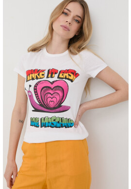Love Moschino Памучна тениска - Pepit.bg